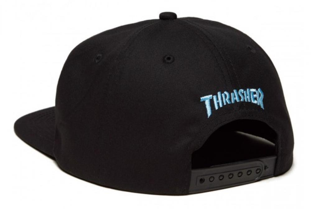 Thrasher Leopard Mag Snapback Cap - Black